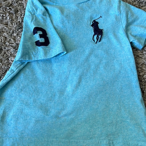 Blue Polo T-Shirt 2T - Picture 3 of 4